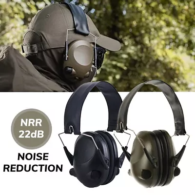 Folding Electronic Ear Muffs Hearing Noise Protection Hunting Shooting Headset • $28.99