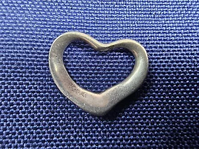 Grandma Grabe's Beautiful Vintage 925 Sterling Silver Heart Pendant • $0.75