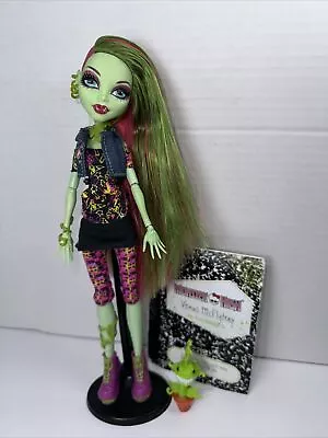 Monster High Venus McFlytrap Doll Plant Chewlian Diary First Wave - Read Green • $79.99