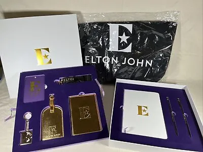 The Elton John Farewell Yellow Brick Road Tour VIP Box Gift Pack & Tote Bag NEW • $24.95