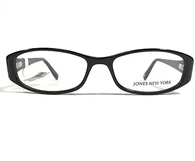 Jones New York J747 BLACK Eyeglasses Frames Rectangular Full Rim 53-18-135 • $39.99