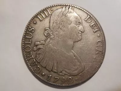 Mexico Charles IIII 8 Reales 1792 Silver • £88.23