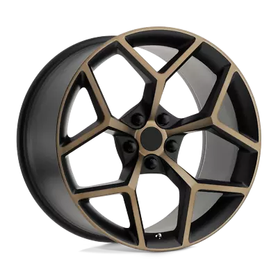 Chevrolet Camaro Z28 Style Wheel 20x10 +35 Black W/ Bronze Spokes 5x120 (QTY 1) • $268