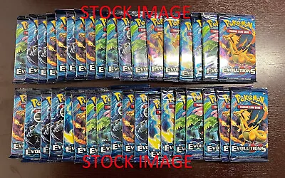 $699.99 • Buy POKEMON XY EVOLUTIONS - 36 Factory Sealed Booster Packs - Box Count Lot