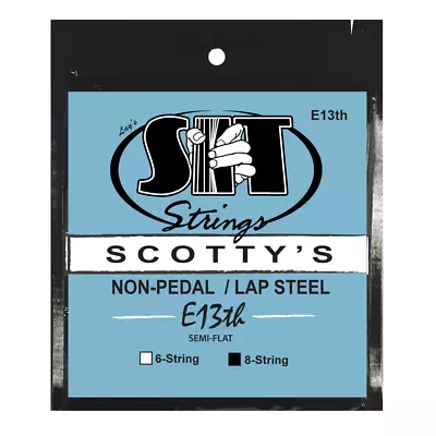 SIT Strings SC8E13TH Scotty's Lap Steel E13th Silencer Semi-Flat Nickel (8-strin • $10.99