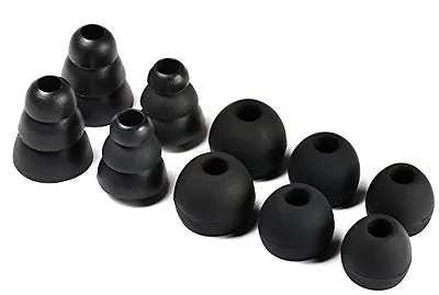 Brand New 10 Replacement Earbud Tips EarGel For Monster Beats - MULTISIZE BLACK • $6.99