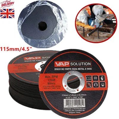 50 X METAL CUTTING / SLITTING DISCS 115mm 4.5 INCH FOR ANGLE GRINDER Ultra Thin • £13.95