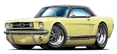 Wall Decal Compatible With 1965 Ford Mustang 289 Coupe Boys Room Garage • $25.99