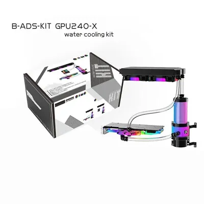 Shyrrik Liquid Cooler Kit For GPU/Flexible/Hard Tube 240mm Radiator 120 FAN • $549.82