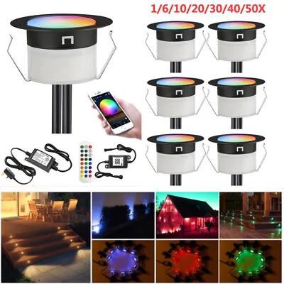 WIFI BT RGB+WW Decking Lights Color Changing Plinth Kitchen Garden Patio Lampe  • £56.99