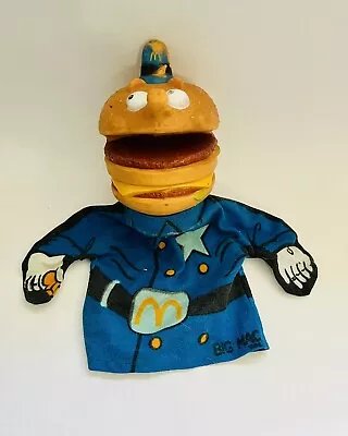 1973 Vintage McDonald's OFFICER BIG MAC Hand Puppet ! McDonalds Character Toy ! • $20