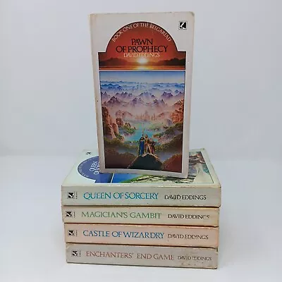 David Eddings Belgariad Fantasy Books 1-5 Vintage Paperback Set  • £19.99