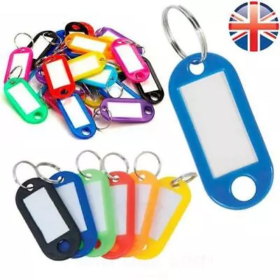 £84.88 • Buy Plastic Key Tags Keyring Id Label Fob Choose Your Own Colour