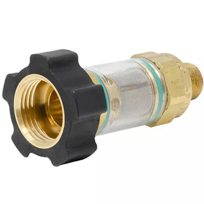 General Pump Clear View Pressure Washer Inlet Filter 1/2  NPT X 3/4  GH 100649 • $25.90