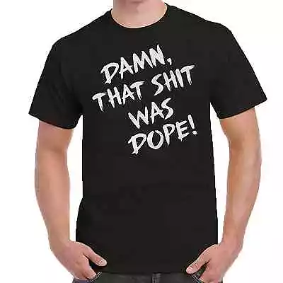 Men's Fashion Tee DAMN T Shirt  Compton Nwa Hip Hop Eazy E Gangster Rap Dr Dre • $28.95
