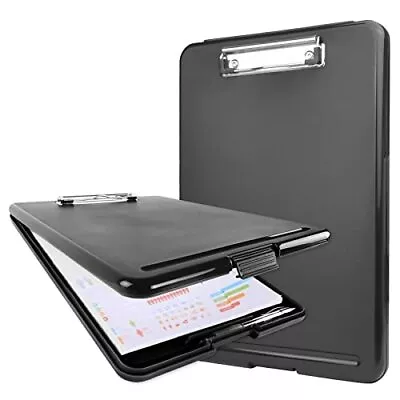 A4 Portable File Boxes Storage Clipboard Hanging Magazine File Organizer A4 C... • $23.82