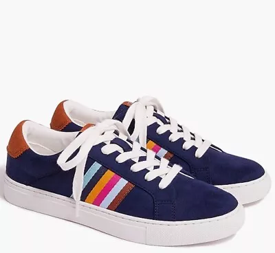 J.Crew Factory Striped Sneakers Size 5.5 • $21