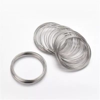 Steel Memory Wire For Bracelet MakingPlatinum 200gr • £6.05