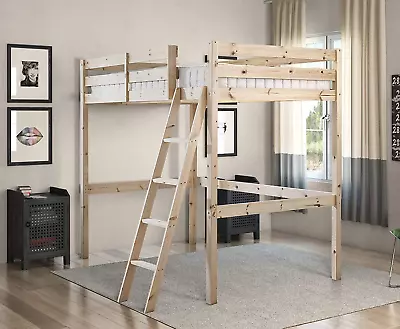 £233.17 • Buy STRICTLY BEDS & BUNKS - Celeste High Sleeper Loft Bunk Bed, 4ft Double
