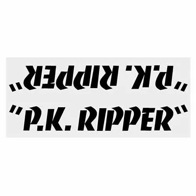 SE Racing - 80'S PK Ripper Down Tube Decal - BLACK - Old School Bmx • $22