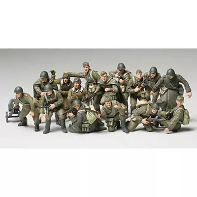 TAMIYA Military Kit 1:48 32521 Russian Infantry & Tank Crew Set • £12.24