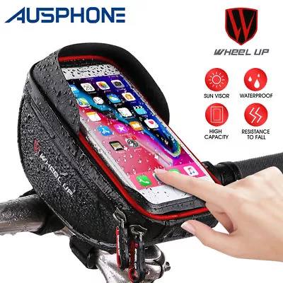 Bike Bicycle Motorcycle Handlebar Mount Holder Waterproof Case For Cell Phone • $21.95