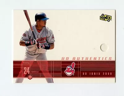 D705 Manny Ramirez 1999 Ud Ionix Auto Redemption Redeemed Card Indians  • $149.99