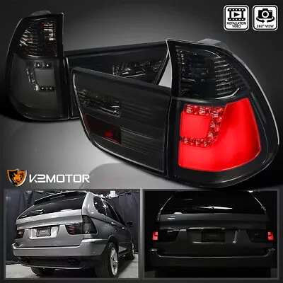 $190.38 • Buy Fits 2000-2006 BMW E53 X5 Smoke LED Tail Lights Stop Brake Lamps Rear Left+Right