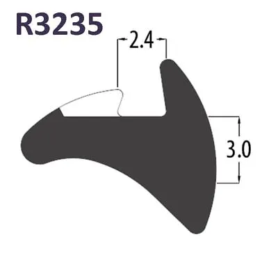£1.50 • Buy R3235 Black Wedge Upvc Window Door Rubber Gasket Seal