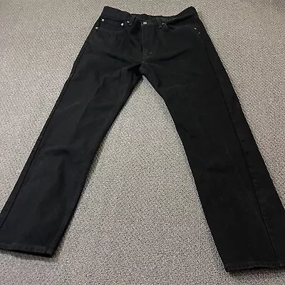 Levis Jeans Mens Size 36x32 Black 550 Regular Fit Straight Leg Denim 36 X 32 • $18.05