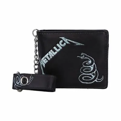 £29.99 • Buy Officially Licensed Metallica Black Album Wallet With Chain Gothic Music Wallet