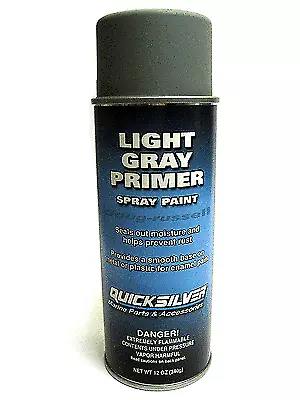 Mercury Marine/Quicksilver Light Gray/Grey Primer Spray Paint 92-802878Q52 • $14.99