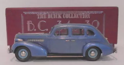 Brooklin Models 1/43 Scale BC006 - 1937 Buick 4-Door Plain Back Sedan M-47 Blue • $298.09