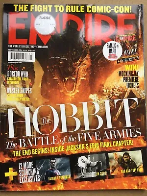 Empire Magazine #301 - September 2014 - The Hobbit Battle Of Five Armies Dr Who • £7.49
