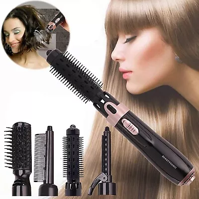 Hair Dryer Brush Hot Air Hair Brush Comb Hot Air Brush Hot Pad For Curling Iron • $33.17