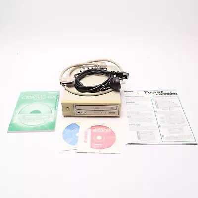 $133.40 • Buy SCSI External CDROM Drive Burner - WORKING - W Manuals, Setup Disks & Cables -