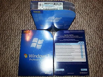 Microsoft Windows 7 ProfessionalUPGRADEFQC-00130Sealed Retail Box32 & 64 Bit • $129.99