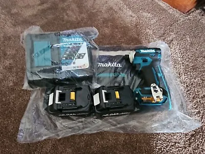 New Makita XDT16 LXT 18V Cordless Drill + 2 NEW 6.0AH Battery Charger And Bag • $195
