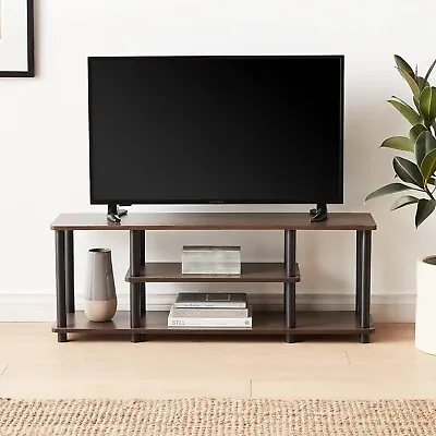 TV Stand Brown For 55 Inch Entertainment Center Media Storage Shelf Modern Table • $57.99