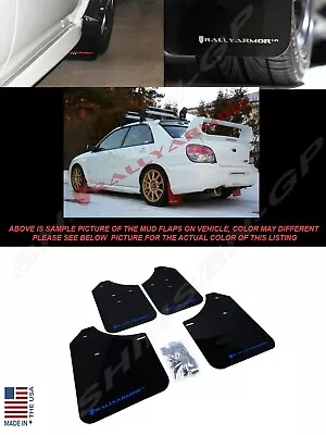 Rally Armor Black Mud Flaps W/ Blue Logo For 2002-2007 Impreza WRX STI Sedan • $146.50