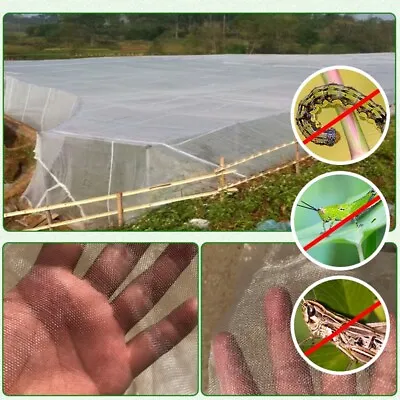 £5.89 • Buy INSECT NETTING NET Fine Woven Mesh Anti Butterfly Fly-Bug Garden.Screen Net UK