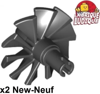 LEGO 2x Propeller Aircraft Engine Turbine Engine Black/Black X577 New • $2.71