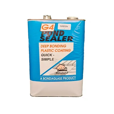 Bonda G4 Pond Waterproof Sealer 5kg Green SALE Dented Tin Deep Bonding Coating • £80.19