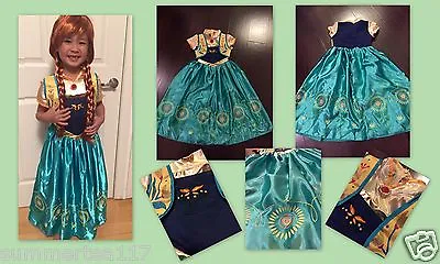 NEW FROZEN FEVER INSPIRED PRINCESS ANNA BIRTHDAY PARTY DRESS  Size 7/8 (L) Elsa • $18.99