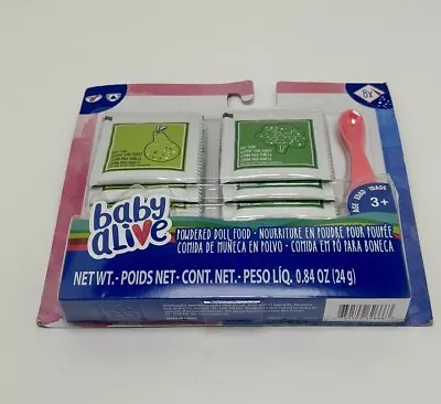 Baby Alive Powdered Doll Food 8 Packs Of Food With Spoon • $8.09