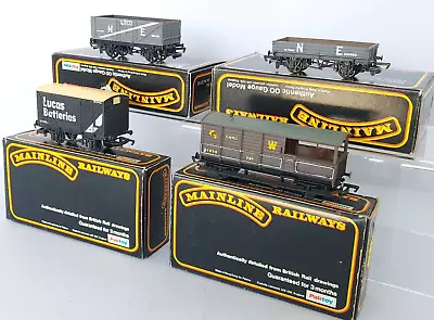 £21.95 • Buy OO Gauge MAINLINE RAILWAYS  4 X Wagons / Rolling Stock In Original Boxes