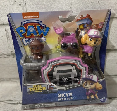 $15 • Buy Nickelodeon Paw Patrol  Skye Hero Pup With Pet Monkey Big Truck Pups