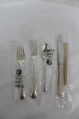 $147.95 • Buy Towle  Chippendale  Sterling Silver Four Piece Place Setting