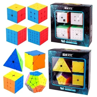 MoYu Cubes Meilong Gift Box Magic Cube 2x2 3x3 4 Puzzle Speed Cube • $28.99