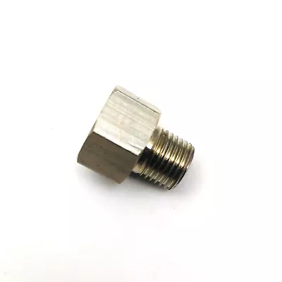 Metric Adapter / Oil Pressure 1/4  BSPP Female To M10 X 1.0 Male P-6L • $8.99